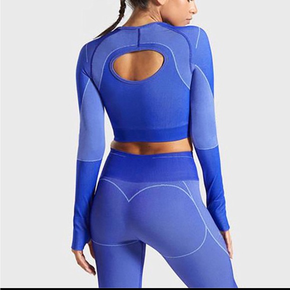 Gymshark Tops Gymshark Long Sleeve Crop Top Poshmark